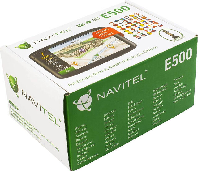 Navitel E500 Navigationssystem 5 Zoll GPS mit Europa Karte vorinstalliert