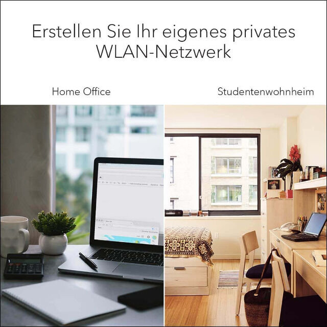 NETGEAR WAX206 WLAN Access Point WiFi 6 Desktop 3200 MBit/s Dualband 4x Gigabit Ports LAN-Ports