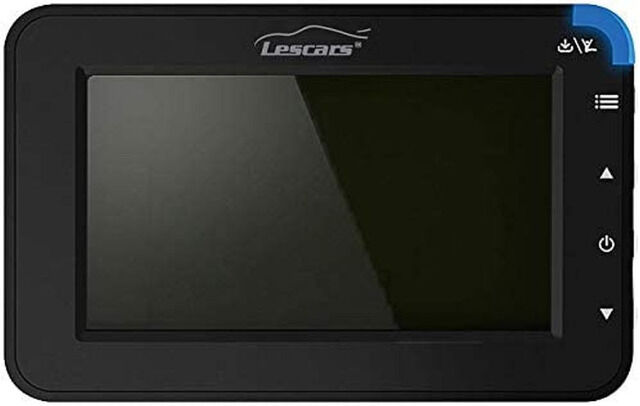 Lescars Kabellose Solar-Funk-Rückfahrkamera mit großem Farb-Monitor und wetterfestem Gehäuse