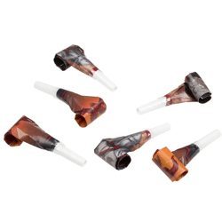 Amscan 8 Luftrüssel / Tröte mit Ritter Motiv