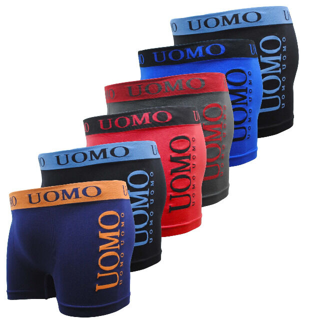 Garcia Pescara Uomo9 Herren Boxershorts Größe XL/XXL 6er Pack Unterhosen Shorts Retro Bekleidung