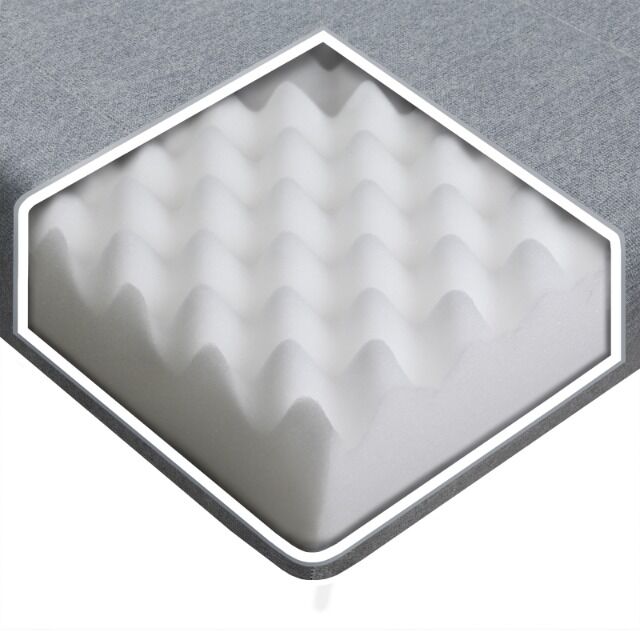 Komfortschaummatratze Matratze 90 x 200 x 10 cm RG 22