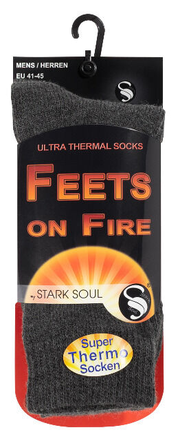 Stark Soul® Feets on Fire ULTRA-Thermosocken mit Komfortbund im 2er Pack