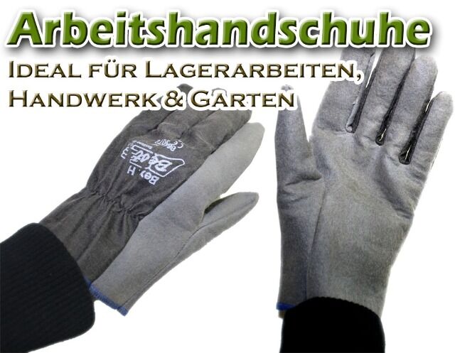 Arbeitshandschuhe Bex-H 860 in schwarz grau.   M