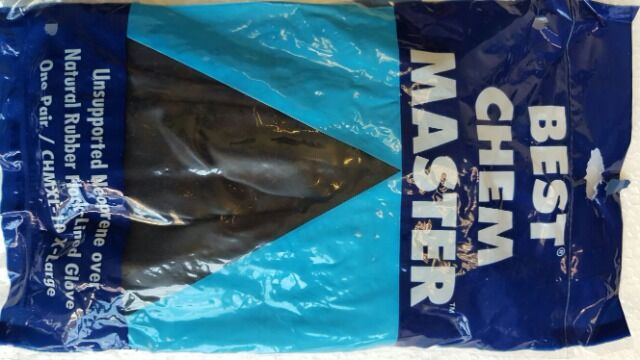 Arbeitshandschuhe Chem Master in schwarz CHM in XL