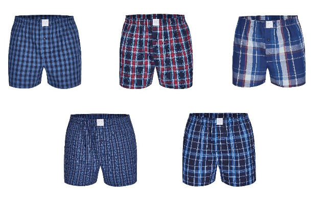 MG-1 Boxershorts MG-44-623-00 Größe L 5er Pack Herren Unterhosen Baumwolle