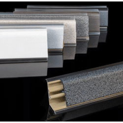 Küchenleisten (Wandabschlussleisten) + Sockelleisten in versch. Farben (A-Ware)