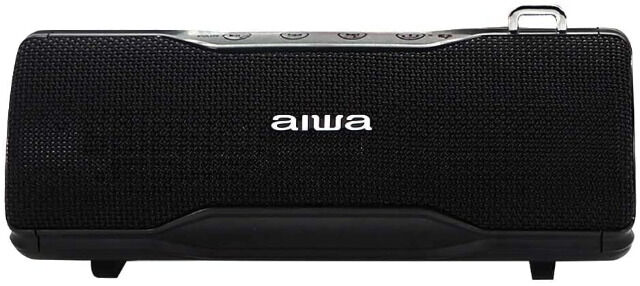 Aiwa BST-500BK schwarz Bluetooth Lautsprecher Boombox TWS, IP67, 12W, Hyperbass, Freisprechfunktion