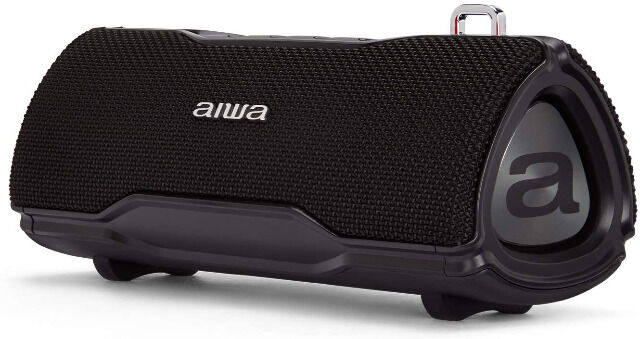 Aiwa BST-500BK schwarz Bluetooth Lautsprecher Boombox TWS, IP67, 12W, Hyperbass, Freisprechfunktion