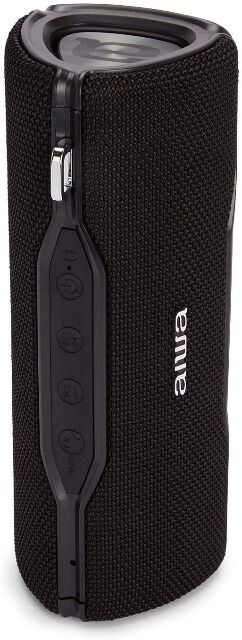 Aiwa BST-500BK schwarz Bluetooth Lautsprecher Boombox TWS, IP67, 12W, Hyperbass, Freisprechfunktion