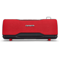 Aiwa BST-500RD Red Bluetooth speaker boombox TWS, IP67, 12W, hyperbass, hands-free function