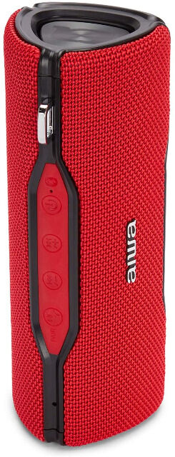 Aiwa BST-500RD Rot Bluetooth Lautsprecher Boombox TWS, IP67, 12W, Hyperbass, Freisprechfunktion