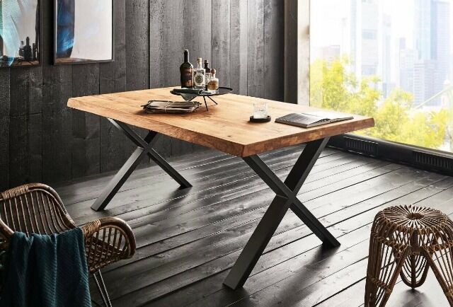 Esstisch Esstische Massivholz Eiche 300x100cm