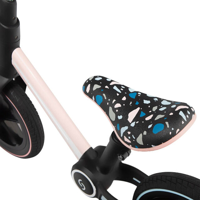 Skiddoü Ronny Rosa faltbares Laufrad für Kinder bis 30 kg Aluminiumrahmen Kinderrad verstellbar Rad Balance Lernhilfe