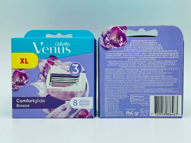 GILLETTE VENUS COMFORTGLIDE BREEZE RASIERKLINGEN 8ER