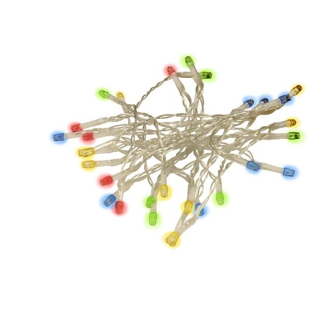 50 LED Lichterkette ca. 5,20 Meter bunt Weihnachten Deko