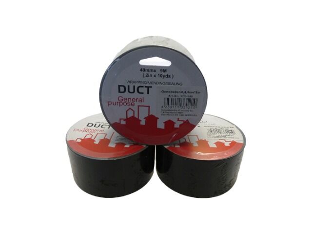 Klebeband duct tape schwarz 48mm x 9m