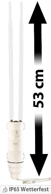 7links WLR-600.out WLAN-Repeater Outdoor Garten Empfang Verstärker Smart-Life-System ELESION Reichweite Internet 