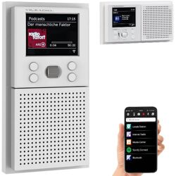 VR-Radio Unterputzradio Unterputz-WLAN-Internetradio mit Bluetooth & Farbdisplay, DSP, App, MP3