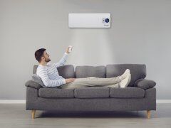 Digitaler Keramik Wand- Heizlüfter, 2000 W, Heizstrahler, Heizgerät, Heizanlage, Heizung, Raumheizer, Heizapparat, Heizgerät