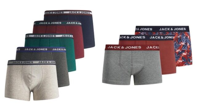 Jack & Jones men's boxer shorts underwear mix