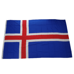 Flagge Island 90 x 150 cm Fahne mit 2 Ösen 100g/m² Stoffgewicht island, iceland, fahne, flagge, sturmflagge, hissflagge, fanartikel, 90x150,