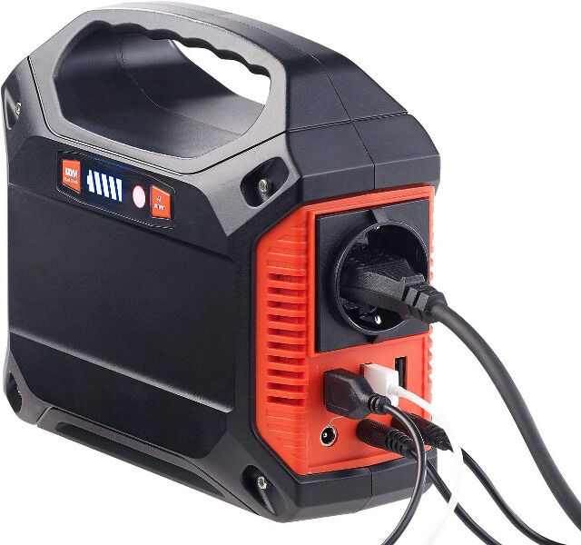 revolt HSG-420 Solarpanel Powerbank Powerstation & Solar-Generator mit faltbarem 50-W-Solarpanel powerbank, powerpack, starthilfe mit Akku,