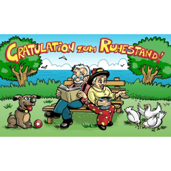 Flag Retirement Retirement 90 x 150 cm 2 eyelets Polyster Weatherproof Weatherproof Retirement Retirement Pension Early retirement Flag Flag 