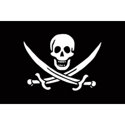 XXL flag PIRATE WITH SAW 250 x 150 cm Jolly Roger pirate flag skull and crossbones flag 7 oceans hoist flag storm flag flag pirate corsair flag 