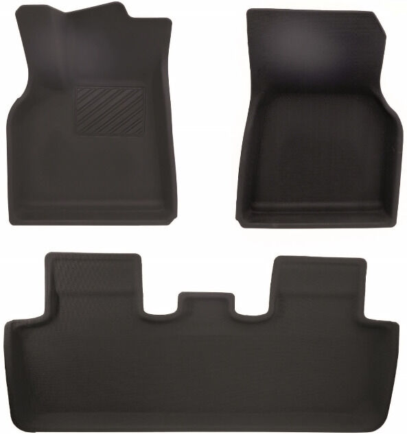 3D Fußmatten Set passend für Tesla Model Y / Performance Gummimatten rutschfest wasserfest Autofußmatten, Fußmatten, passgenaue Automatten 