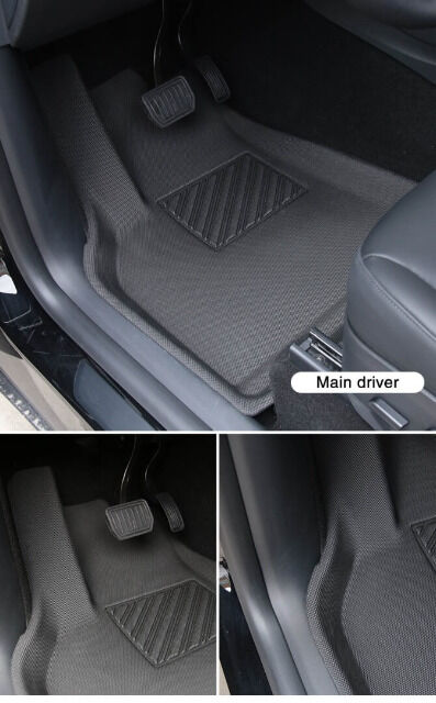 3D Fußmatten Set passend für Tesla Model Y / Performance Gummimatten rutschfest wasserfest Autofußmatten, Fußmatten, passgenaue Automatten 