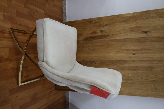 Esszimmerstuhl + Samt Stoff+ Metall Gestell + Chester 