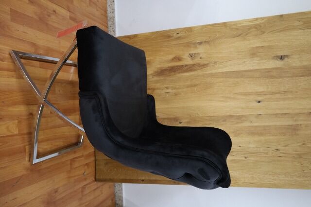 Esszimmerstuhl + Samt Stoff+ Metall Gestell + Chester 