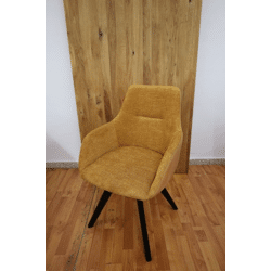 Armrest chair Chair +Rotatable +Solid wood +Back swivel function