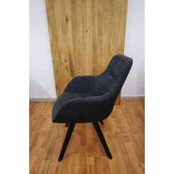 Armrest chair Chair +Rotatable +Solid wood +Back swivel function