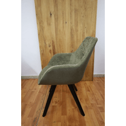 Armrest chair Chair +Rotatable +Solid wood +Back swivel function