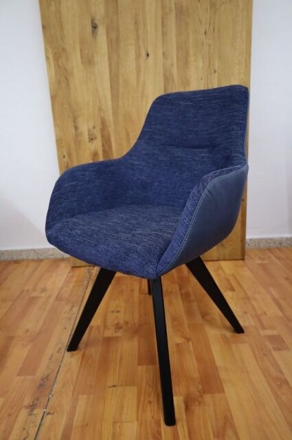 Armlehnenstuhl Stuhl +Drehbar +Massivholz +Rück-Dreh-Funktion