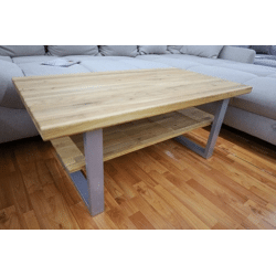 Couchtisch + Massivholz Eiche + NEU auf Lager + Ablage