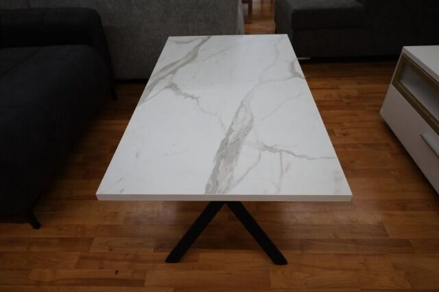Couchtisch Tisch + Marmor Optik schwarz oder weiß Neu auf Lager