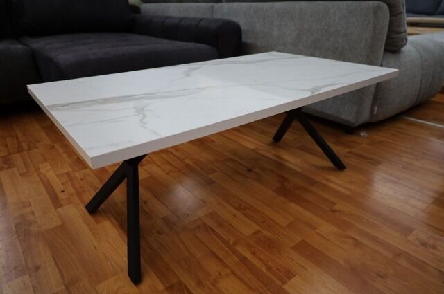 Couchtisch Tisch + Marmor Optik schwarz oder weiß Neu auf Lager