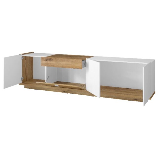 Tv- Unterschrank Kommode + Soft Close & Schubladen + Einlegebodenkante + Neu auf Lager