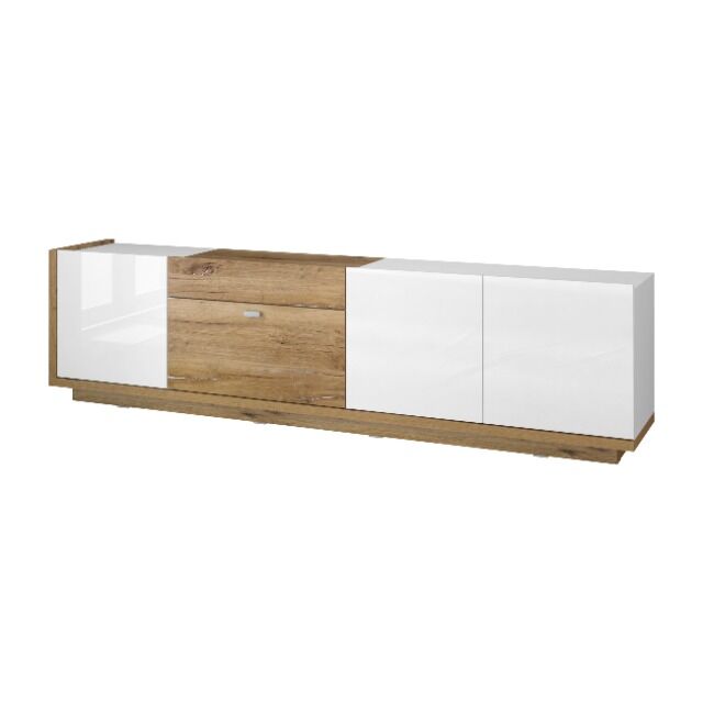 Tv- Unterschrank Kommode + Soft Close & Schubladen + Einlegebodenkante + Neu auf Lager