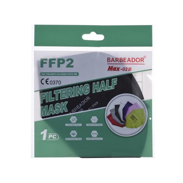 FFP2 Masken Halbmasken - Schutz CE 0370 schwarz