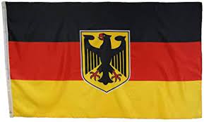 Deutschland mit Adler Flagge 90cm X 150cm mit Öse