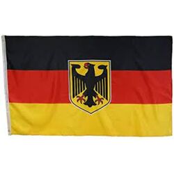 Deutschland mit Adler Flagge 90cm X 150cm mit Öse