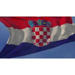 Kroatien Flagge 90cm X 150cm mit Öse