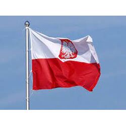 Poland Flagge 90cm X 150cm mit Öse