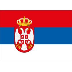 Serbien Flagge  90cm X 150cm mit Ösen