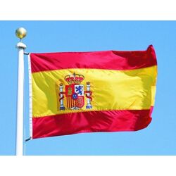 Spanien Flagge 90cm X 150cm mit Öse