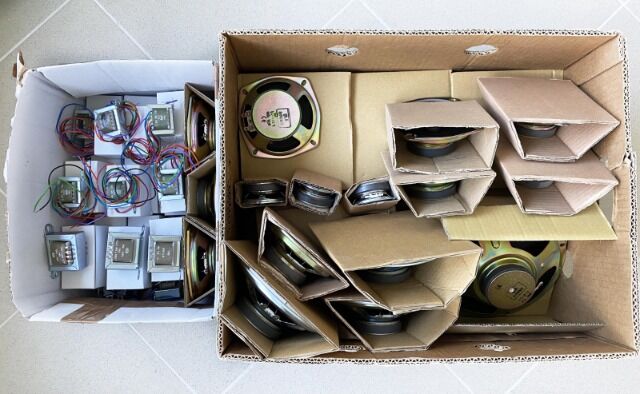 ca.12.245 St. ELA SOUND u.a. Auto Musik Lautsprecher Chassis Studio Lautsprecher Audio Car Speaker Audiogeräte Restposten, Großhandel